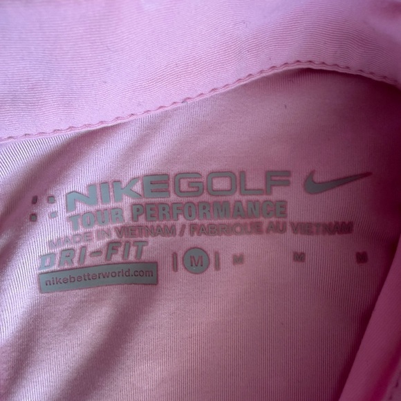 Nike Pink Polo Shirt - Classic Short Sleeve - Picture 2 of 7